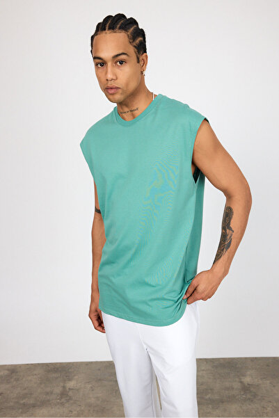 İLKCET MODA Oversize Men's Combed Cotton Comfortable Undershirt