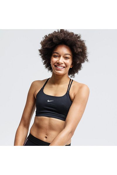 Nike NIKE W NK DF INDY STRPY NONPDED BRA women's bra black