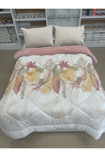 Skyline Double Sided Luxury Wellsoft Quilt Soft Fleece Quilt and Pillow Case
