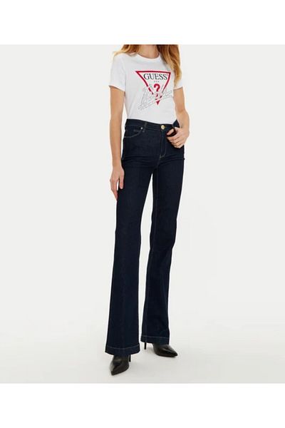 Guess Tricou dama GUESS SS CN ICON TEE alb
