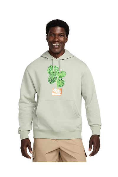 Nike U NSW CLUB HDY PO BB MDRN mens sweatshirt green