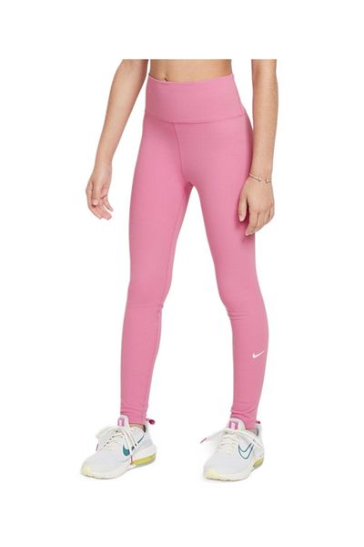 Nike One for girls leggings red
