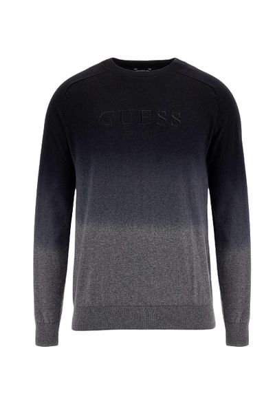 Guess PACE DEEP DYE CN SWT mens sweatshirt black