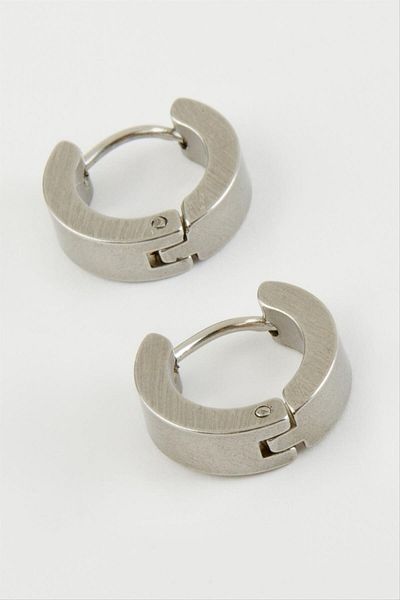 AKSESUARIM Men's Needle Steel Earrings