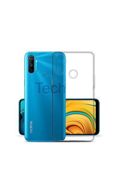 TechTrove Realme C3 Kılıf Esnek ve Şeffaf Tpu Silikon Kapak