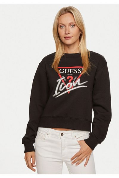 Guess CN ICON SHOATSHIRT hanorac dama negru