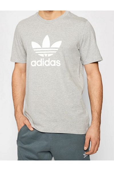 adidas Adidas TREFOIL T-SHIRT men's t-shirt gray