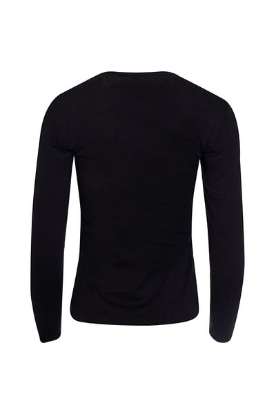 Guess Tricou dama LS VN ICON TEE, negru