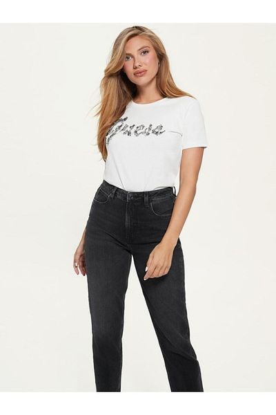 Guess Tricou dama SS CN BONITA TEE alb
