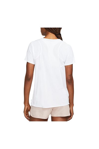 Nike Sutien de damă W NK FAST DF SS TOP alb