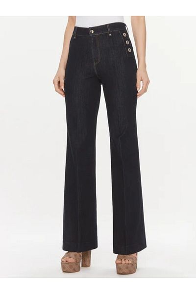 Guess NEW FAYE PANT pantaloni de dama bleumarin