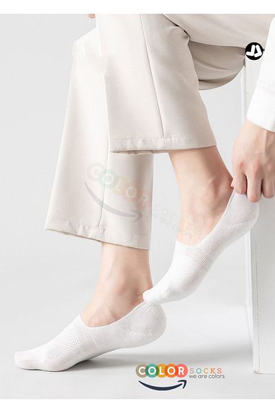 Color Socks Комплект от 5 мъжки къси силиконови чорапи Ballerinas Comfort (безшевни)