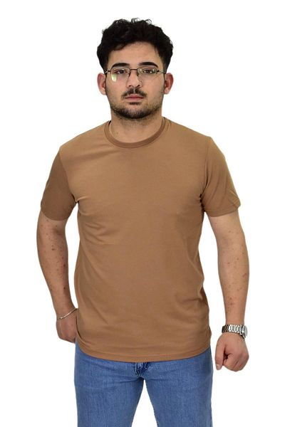 Raymons Ανδρικό μπλουζάκι μεγάλου μεγέθους Zeroaka Plain Lycra Single Jersey 4385 BGL-ST04529