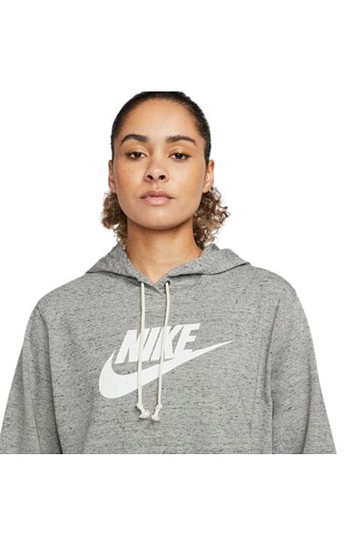 Nike Hanorac de damă W NSW GYM VNTG GFX EASY PO HD negru