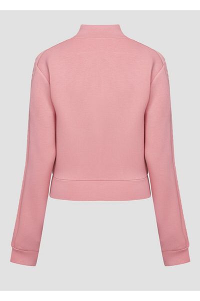 Guess NEW ALLIE SCUBA ZIP women's sweatshirt pink