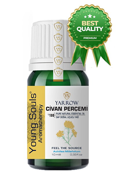 YOUNG SOULS Aromatherapy Yarrow Essential Oil Civan Perçemi Uçucu Yağ 10 Ml
