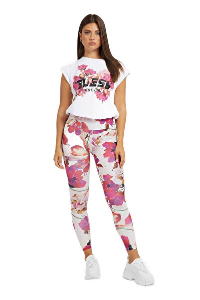 Guess Guess CORINE CROP TEE women's t-shirt white