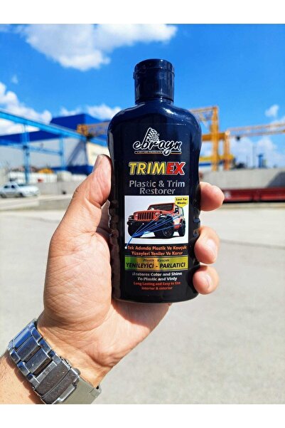 Ebrayn Trimex Plastik & Kauçuk Yüzey Yenileyici Ve Parlatıcı – Uzun Süreli Etki 200ml