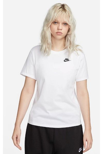 Nike Tricou femei NIKE W NSW CLUB SS TEE alb