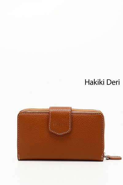 GÖNDERİ(R) TABAYA MINK Genuine Leather Women's Wallet 06246