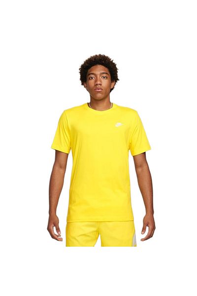 Nike Sportswear Club Men's T-Shirt Yellow