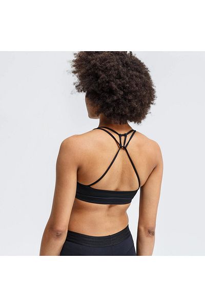 Nike NIKE W NK DF INDY STRPY NONPDED BRA women's bra black