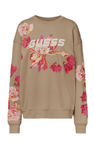 Guess CORINE CN SWEATSHIRT women's sweatshirt brown