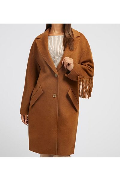 Guess MARTINE COAT women's jacket brown