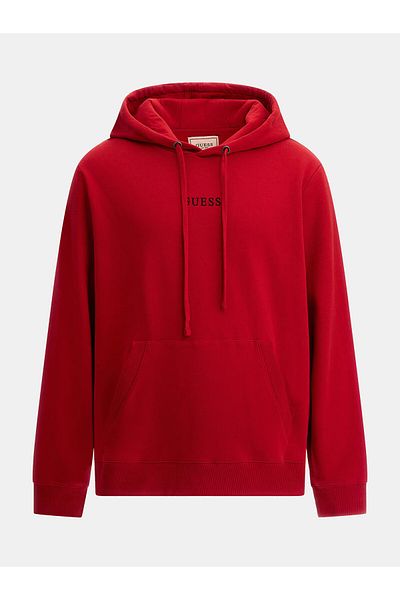 Guess ROY GUESS HOODIE men's sweatshirt burgundy