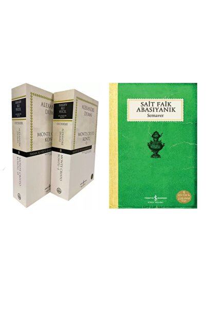 TÜRKİYE İŞ BANKASI KÜLTÜR YAYINLARI Monte Cristo Kontu - 2 Kitap Takım - Alex...
