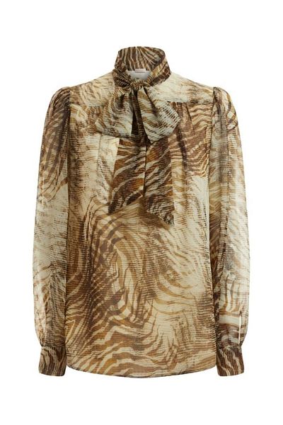 Guess Tricou dama LS NADINE TOP bej