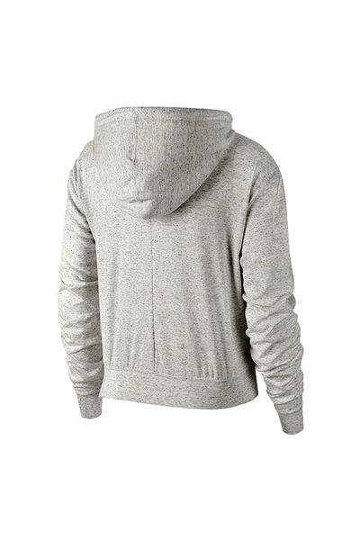 Nike W NSW GYM VNTG JSY FZ HOODIE women's sweatshirt, gray