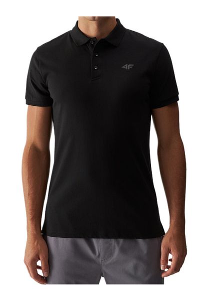4F TRIOU POLO M316 tricou barbatesc negru