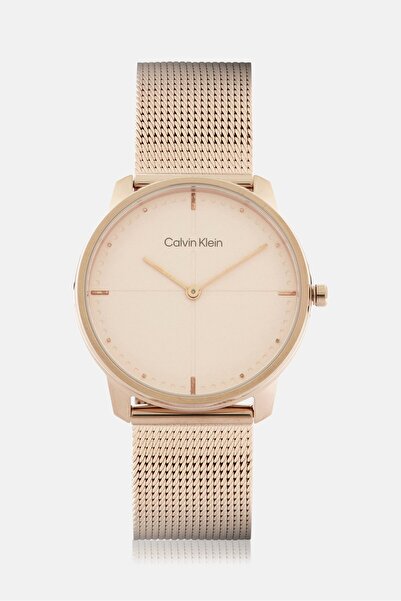Calvin Klein Women 25200158 Stainless Steel Watch, 35mm, Rose Gold