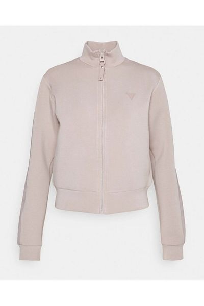 Guess NEW ALLIE SCUBA ZIP women's sweatshirt pink