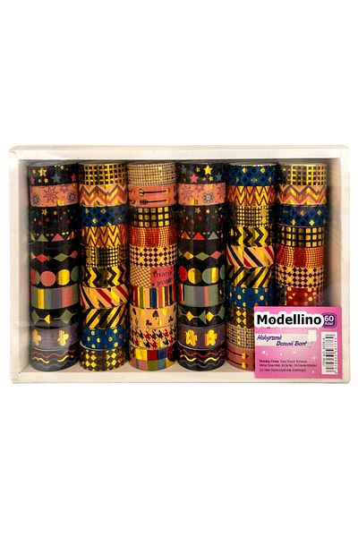 Modellino 10 Metallic Gold Star Hologram Tape