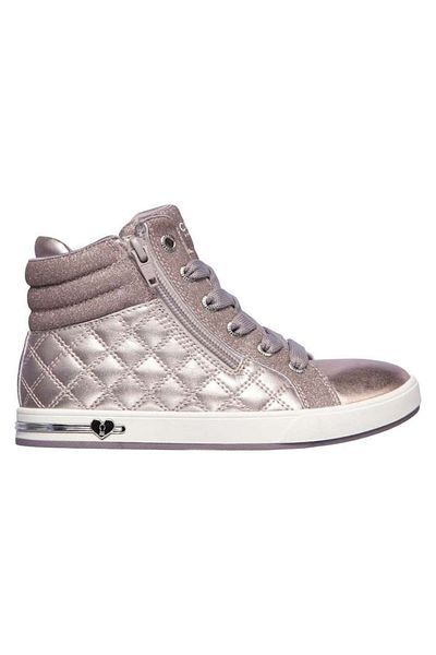 SKECHERS SHOUTOUTS QUILTED SQUAD for girls sneakers beige
