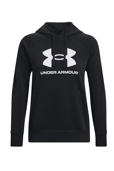 Under Armour UA Rival Fleece Big Logo Hdy Womens Sweatshirt Black