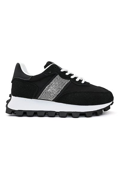Tmall Pantofi sport pentru femei, material textil, 1276, negru
