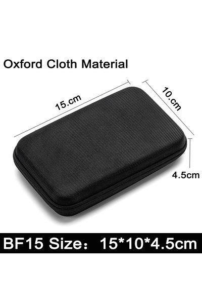 Choice Bf15 Earphone Data Storage Bag Oval Square Rectangle Cable Organizer Bags Mini Zipper Pouch Tech Gad