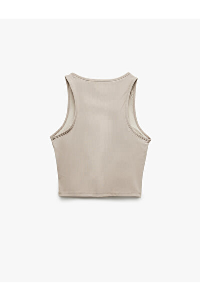Koton Sleeveless Crew Neck Ribbed Athlete's Undershirt