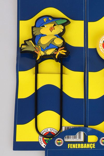Fenerbahçe Licensed "2 Pieces" Silicone Paper Clips with Dekomus