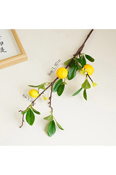 Choice L A1 أغصان الليمون مع محاكاة الفاكهة والنباتات الخضراء الطازجة للديكور...