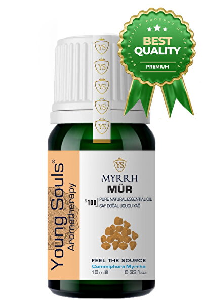 YOUNG SOULS Aromatherapy Myrrh Essential Oil Mür Uçucu Yağ 10 Ml