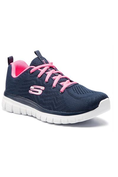 SKECHERS SKECHERS GRACEFUL GET CONNECTED women's sneakers navy blue