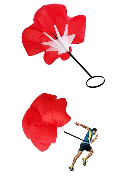 KAŞIKBEY Running Resistance Parachute Training Fitness Speed Parachute Running Speed Sports Muscle Bodybuilding Parachute