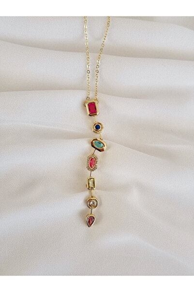 DURUATELİER 7 Element Colored Stone Necklace
