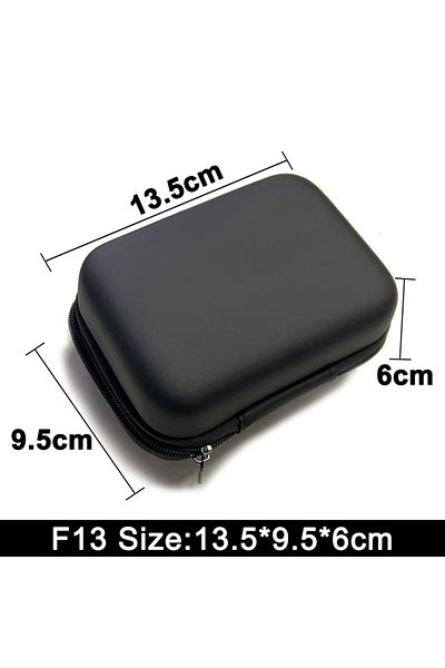 Choice Bf13 Earphone Data Storage Bag Oval Square Rectangle Cable Organizer Bags Mini Zipper Pouch Tech Gad