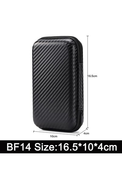 Choice Bf14 Earphone Data Storage Bag Oval Square Rectangle Cable Organizer Bags Mini Zipper Pouch Tech Gad