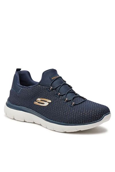 SKECHERS SKECHERS SUMMITS BRIGHT BEZEL women's sneakers navy blue